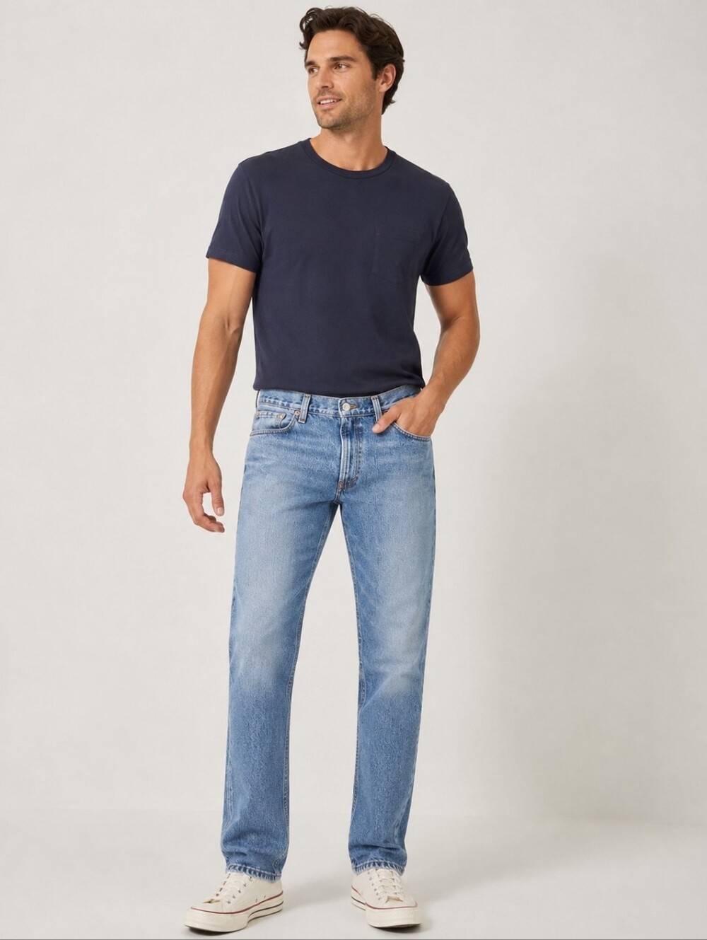 ❤️ LEVI'S VINTAGE Y2K 505 STRAIGHT LEG REGULAR FIT JEANS, 38